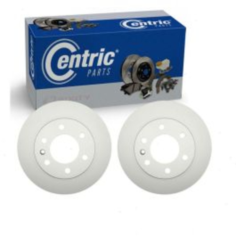 2 pc Centric GCX Front Disc Brake Rotors for 2019-2023 Mercedes-Benz Sprinter 1500
