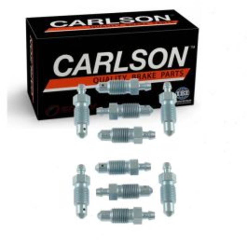 2 pc Carlson Rear Brake Bleeder Screws for 2012-2013 Mitsubishi Fuso Canter FE180