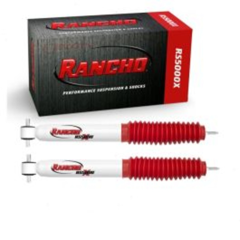 2 pc Rancho RS5000X Front Shock Absorbers for 1997-2006 Jeep TJ