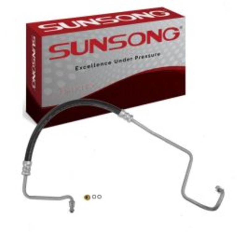 Sunsong Power Steering Pressure Line Hose for 1981-1986 Jeep CJ7