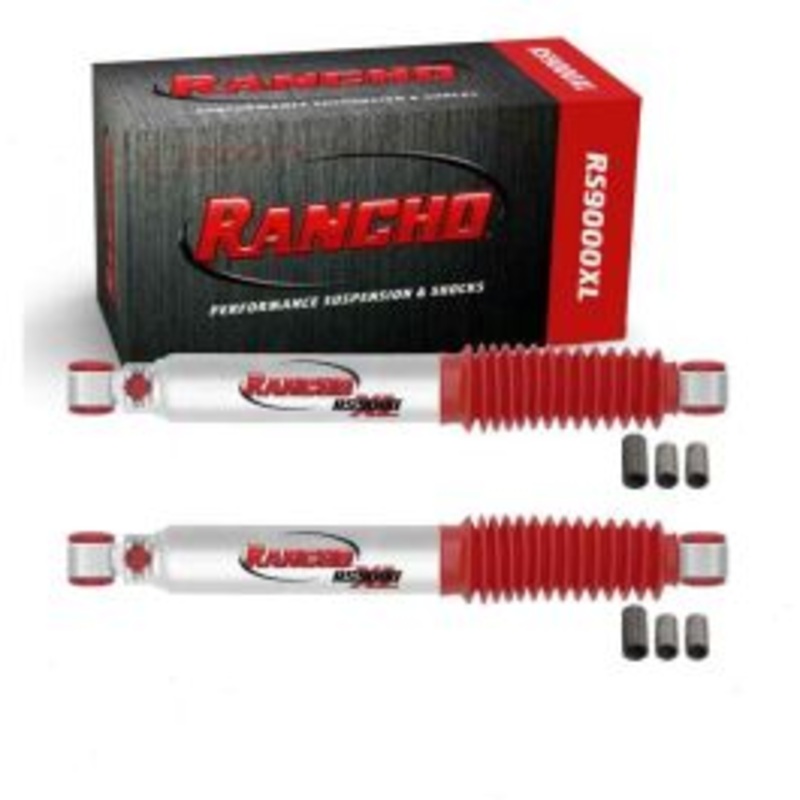 2 pc Rancho RS9000XL Rear Shock Absorbers for 1961-1967 Dodge W200 Series