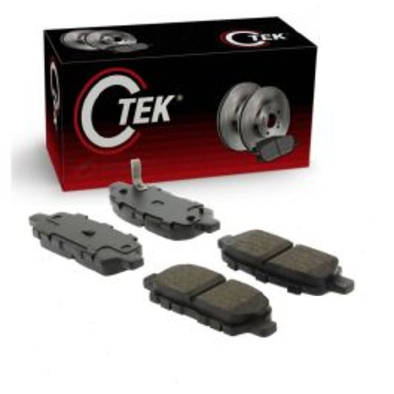 Centric CTEK Rear Disc Brake Pad Set for 2007-2019 Nissan Sentra 2.5L L4