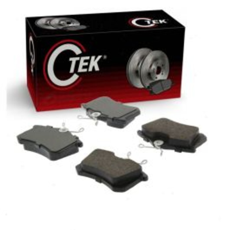 Centric CTEK Rear Disc Brake Pad Set for 2010-2012 Seat Altea XL