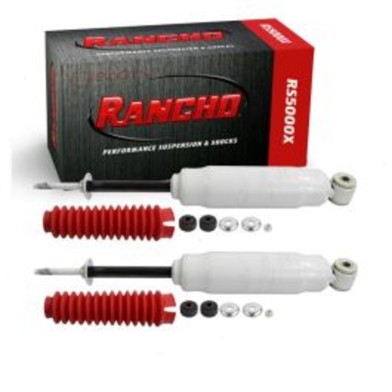 2 pc Rancho RS5000X Front Rearward Shock Absorbers for 1980-1996 Ford Bronco