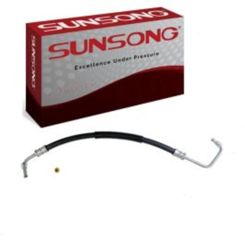 Sunsong Power Steering Pressure Line Hose for 1971-1972 Chevrolet Townsman