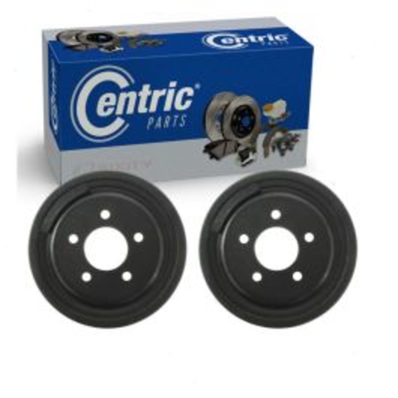 2 pc Centric Premium Rear Brake Drums for 1998-2010 Mazda B4000