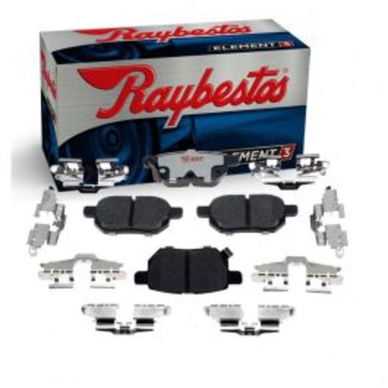 Raybestos Element3 Rear Disc Brake Pad Set for 2017 Toyota Prius Prime