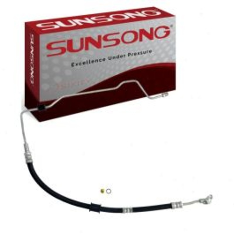Sunsong Power Steering Pressure Line Hose for 2003-2007 Honda Accord 3.0L V6