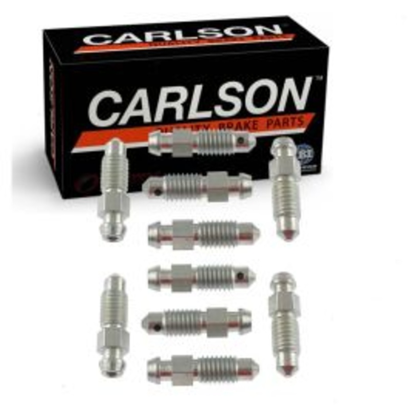 2 pc Carlson Front Brake Bleeder Screws for 2019 Smart EQ fortwo