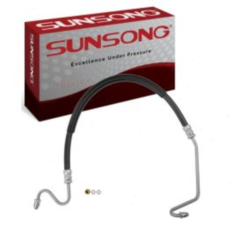 Sunsong Hydroboost To Gear Power Steering Pressure Line Hose for 1980-1986 Chevrolet K5 Blazer