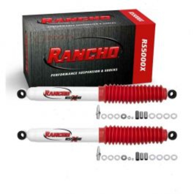 2 pc Rancho RS5000X Rear Shock Absorbers for 1975-1986 Chevrolet K5 Blazer