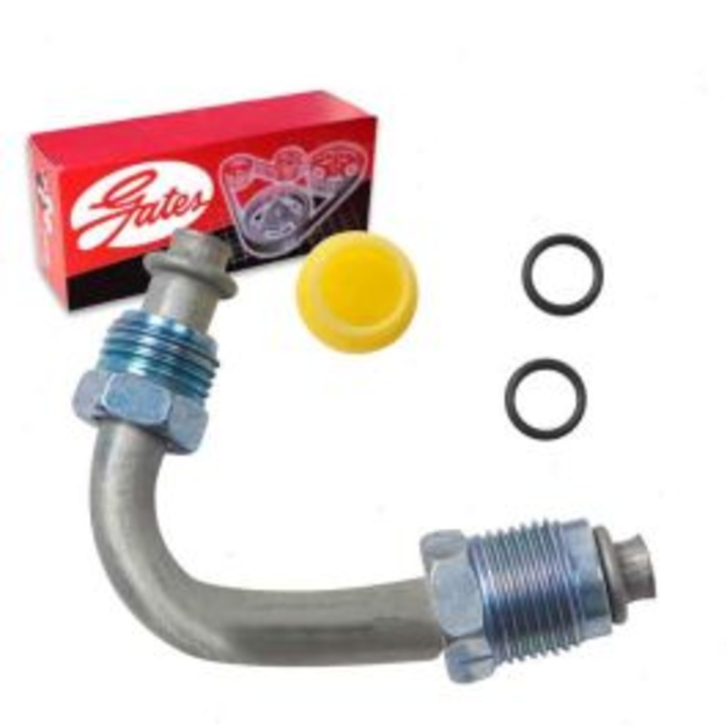 Gates Tube Tee to Gear Power Steering Pressure Line Hose for 1987 Oldsmobile Cutlass Salon 5.0L V8