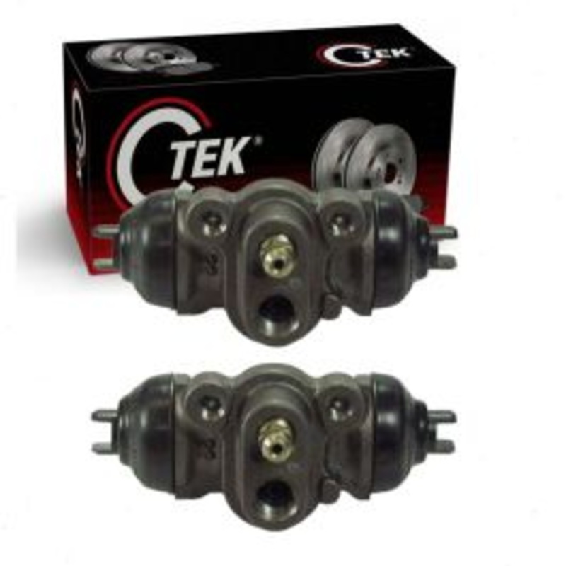 2 pc Centric CTEK Rear Drum Brake Wheel Cylinders for 2001-2002 Kia Rio
