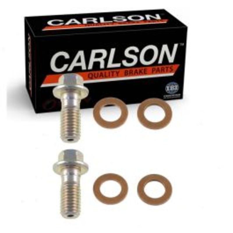 2 pc Carlson Front Brake Hydraulic Banjo Bolts for 2016-2019 Chevrolet Cruze