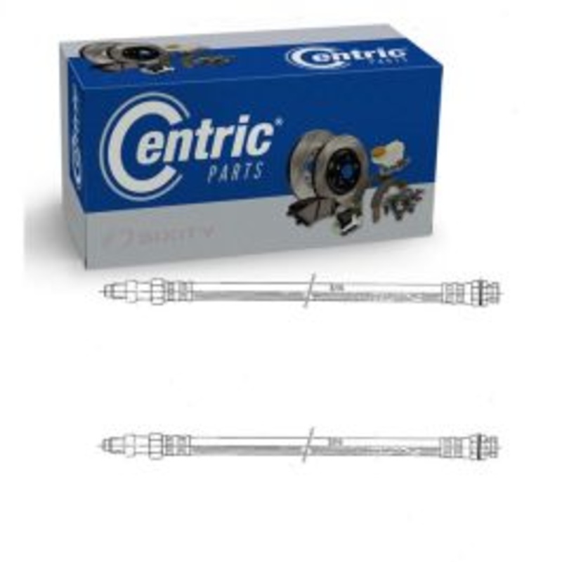 2 pc Centric Premium Front Brake Hydraulic Hoses for 1964-1966 Oldsmobile Vista Cruiser