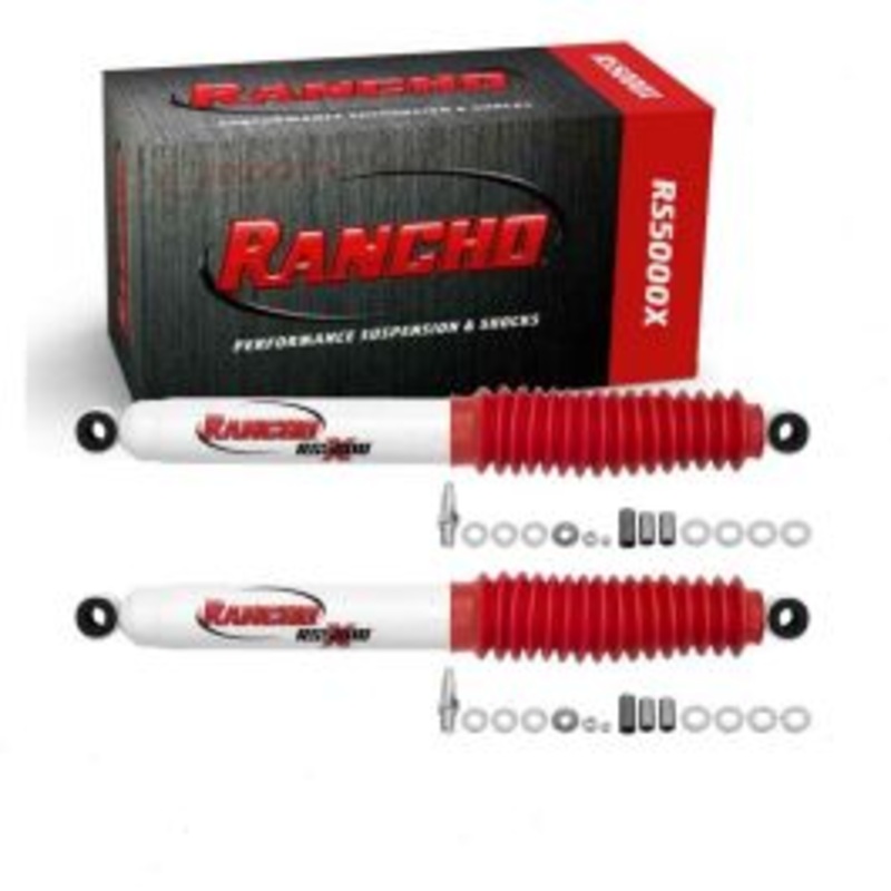 2 pc Rancho RS5000X Rear Shock Absorbers for 1975-1978 GMC K15