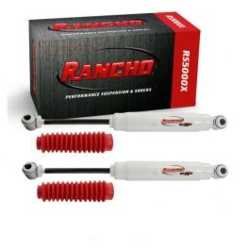 2 pc Rancho RS5000X Rear Shock Absorbers for 1984-1992 Toyota Pickup