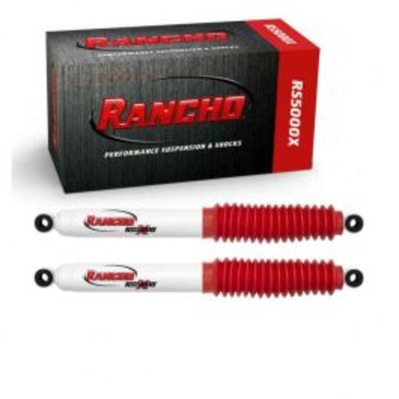 2 pc Rancho RS5000X Front Shock Absorbers for 1972-1974 Jeep DJ5