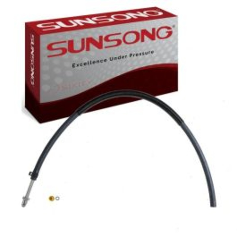 Sunsong Power Steering Return Line Hose for 1985-1986 GMC Safari
