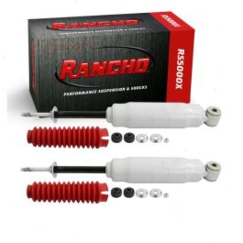 2 pc Rancho RS5000X Front Shock Absorbers for 1980-1996 Ford F-150