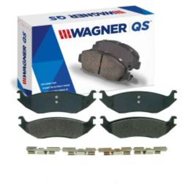 Wagner QS Rear Disc Brake Pad Set for 2004-2010 Dodge Ram 1500 3.7L 4.7L 5.7L 8.3L V10 V6 V8
