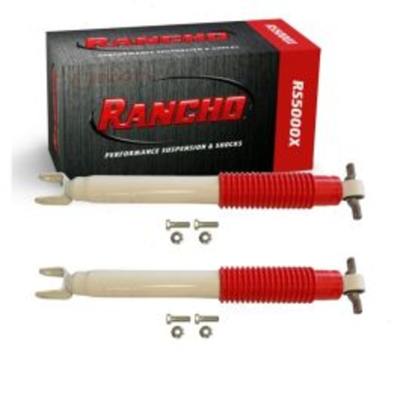2 pc Rancho RS5000X Front Shock Absorbers for 2011-2018 GMC Sierra 2500 HD