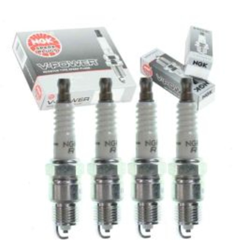 4 pc NGK V-Power Spark Plugs for 1980-1982 American Motors Concord 2.5L L4
