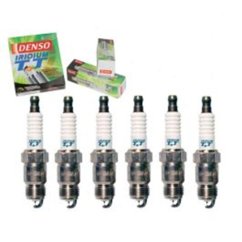 6 pc DENSO Iridium TT Spark Plugs for 1975-1976 Mercury Comet 4.1L L6