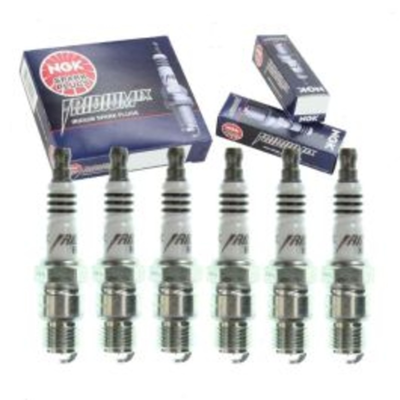 6 pc NGK Iridium IX Spark Plugs for 1975 GMC K15 Suburban 4.1L L6