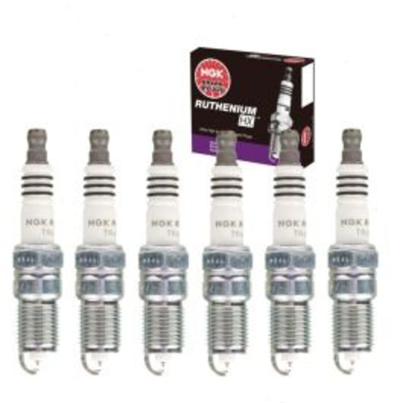 6 pc NGK Ruthenium HX Spark Plugs for 2007-2014 GMC Savana 1500 4.3L V6