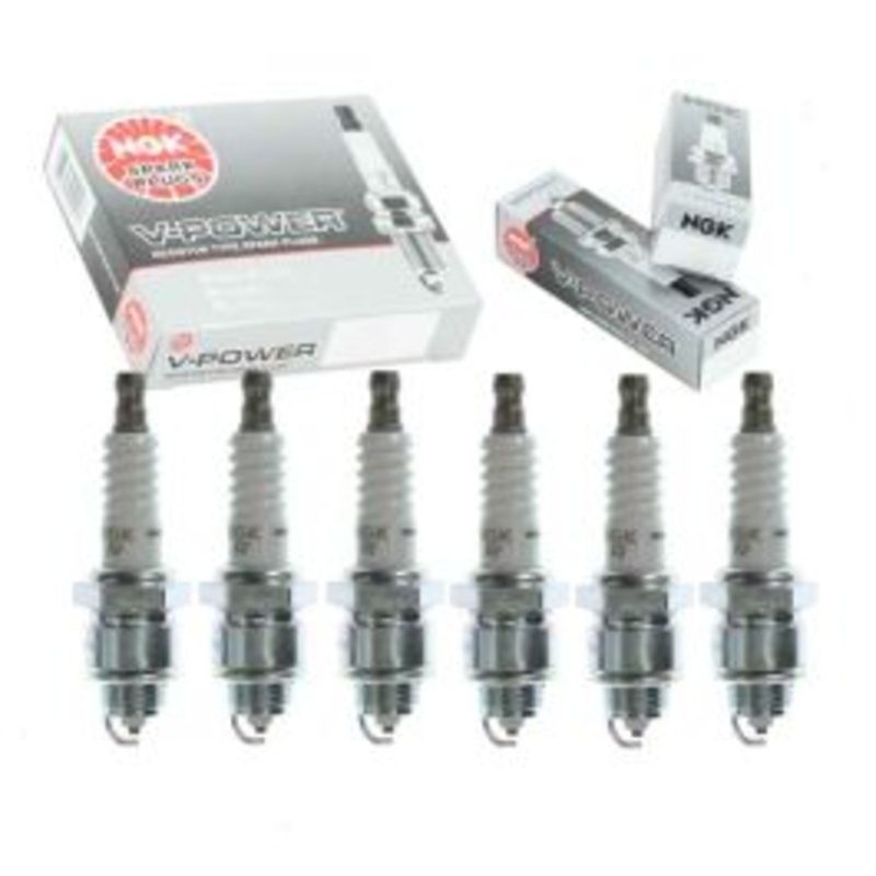 6 pc NGK V-Power Spark Plugs for 1968-1969 International 1300C 3.9L L6