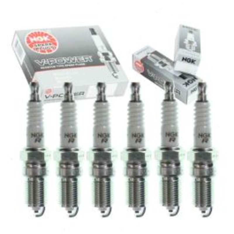 6 pc NGK V-Power Spark Plugs for 1986-1987 Buick Riviera 3.8L V6