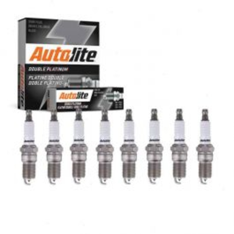 8 pc Autolite Double Platinum Spark Plug for 1996-1999 GMC K1500 5.0L 5.7L