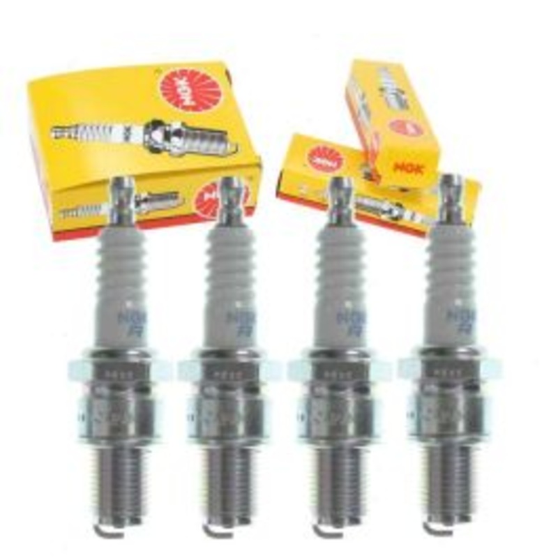 4 pc NGK Standard Spark Plugs for 1976-1978 Honda Accord 1.6L L4