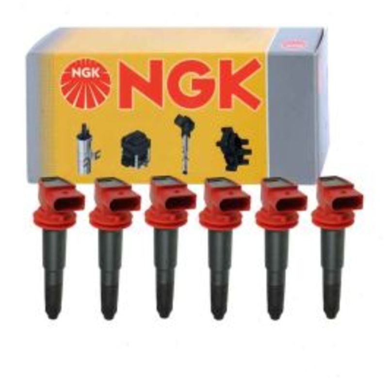 6 pc NGK Ignition Coils for 2011-2016 Porsche Panamera 3.0L 3.6L V6
