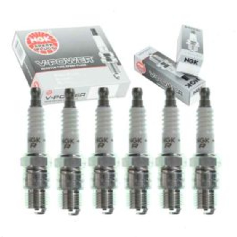 6 pc NGK V-Power Spark Plugs for 1976-1978 Chevrolet G10 4.1L L6