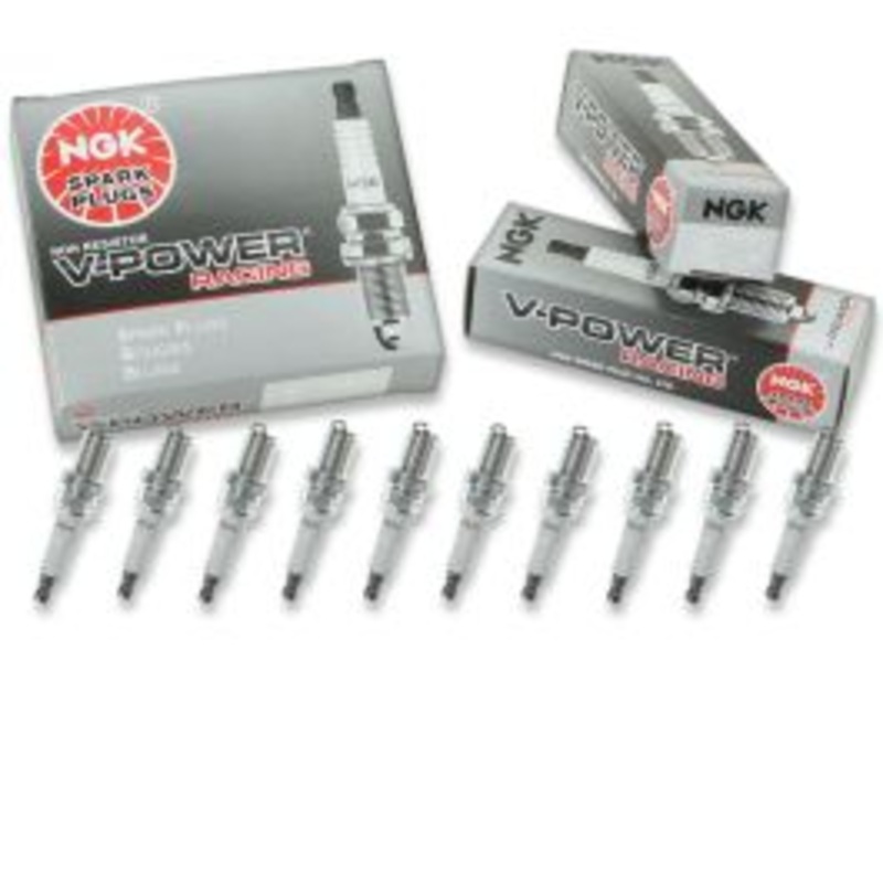 10 pc NGK V-Power Racing 4554 R5671A-8 Spark Plugs