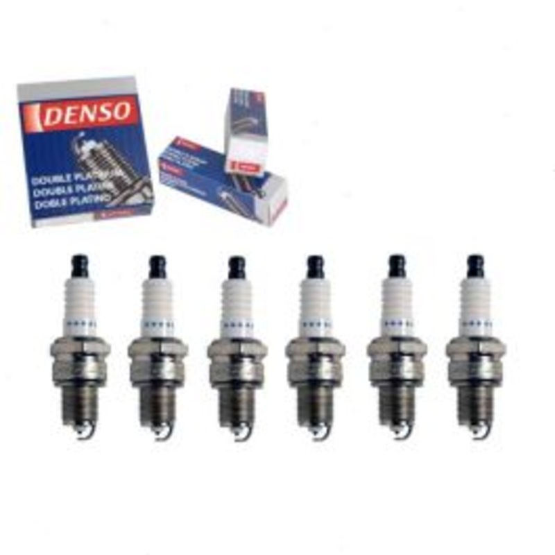 6 pc DENSO Double Platinum Spark Plugs for 1961-1962 Dodge Lancer 3.7L L6