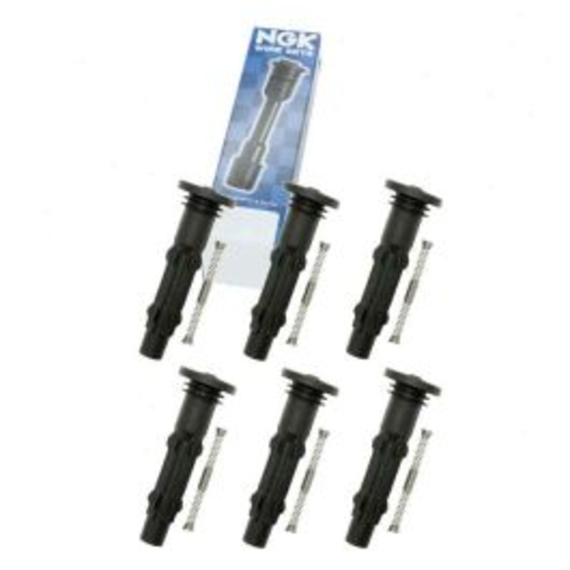 6 pc NGK Ignition Coil Boots for 2007 Mercedes-Benz E280 3.0L V6