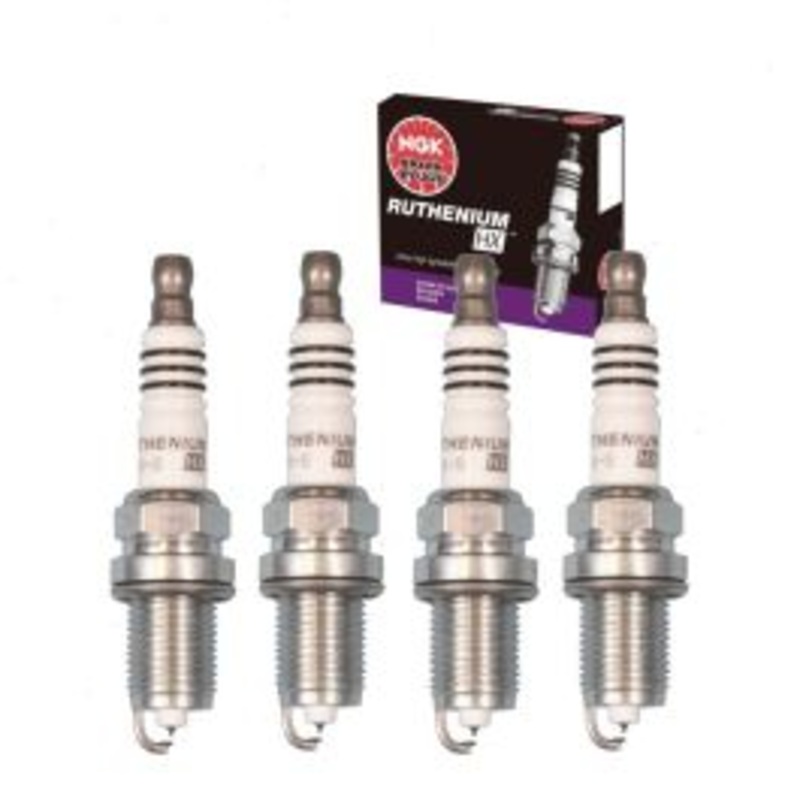 4 pc NGK Ruthenium HX Spark Plugs for 1999-2002 Daewoo Leganza 2.2L L4