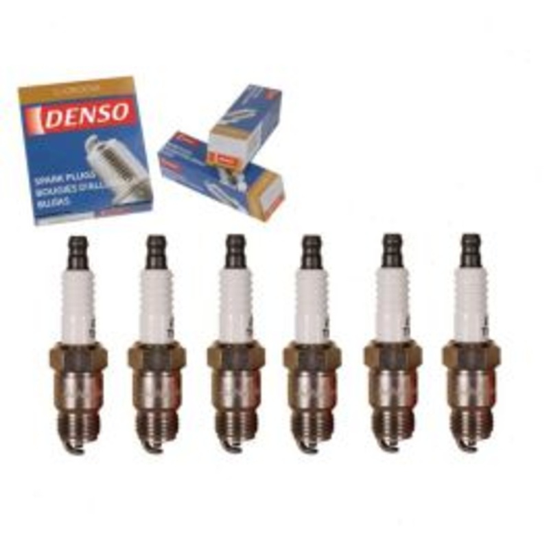 6 pc DENSO Standard U-Groove Spark Plugs for 1979-1984 Buick Regal 3.8L V6