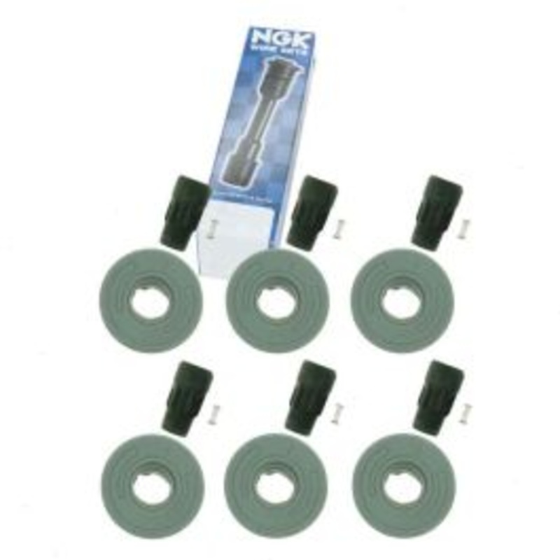 6 pc NGK Ignition Coil Boots for 2009-2014 Lincoln MKS 3.5L 3.7L V6