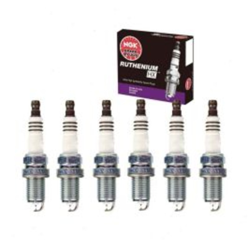 6 pc NGK Ruthenium HX Spark Plugs for 2001-2005 Dodge Stratus 3.0L V6