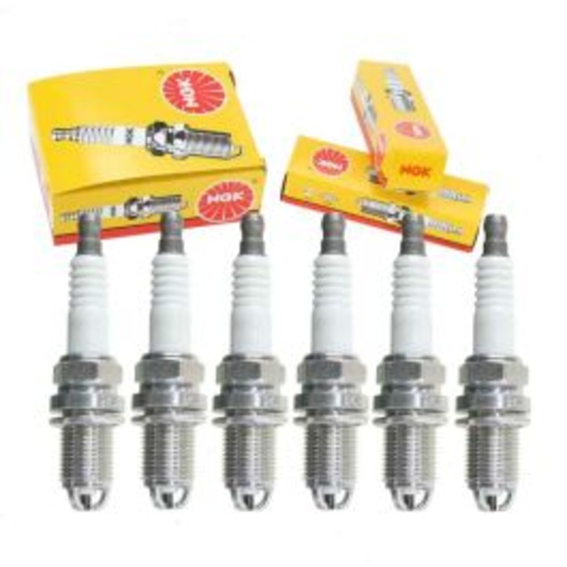 6 pc NGK Standard Spark Plugs for 1997 Audi A4 Quattro 2.8L V6