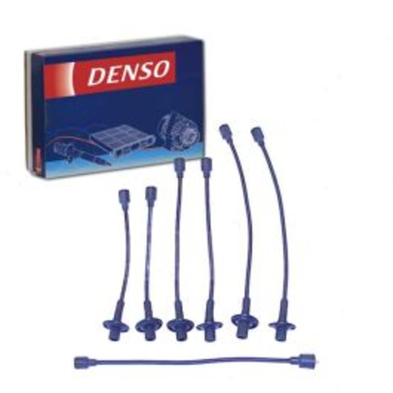 DENSO Spark Plug Wire Set for 1974 Dodge CB300 3.7L L6