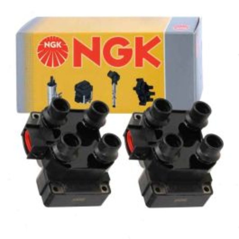 2 pc NGK Ignition Coils for 1994-1997 Ford Thunderbird 4.6L V8