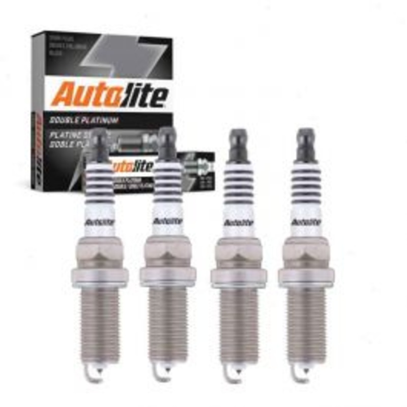 4 pc Autolite Double Platinum Spark Plug for 2015-2018 Audi A3 1.8L 2.0L L4
