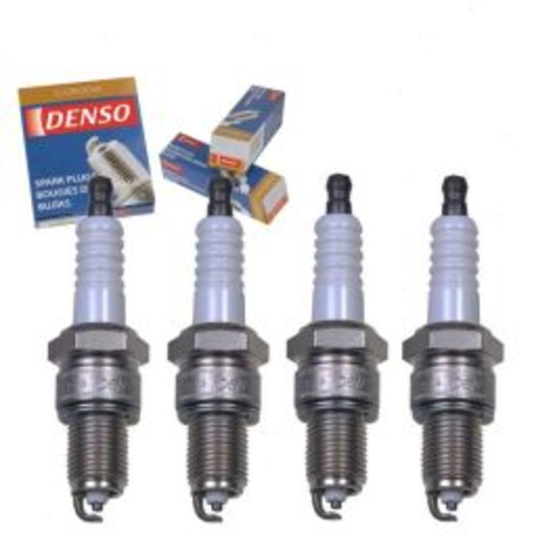 4 pc DENSO Standard U-Groove Spark Plugs for 1985-1991 Subaru XT 1.8L H4