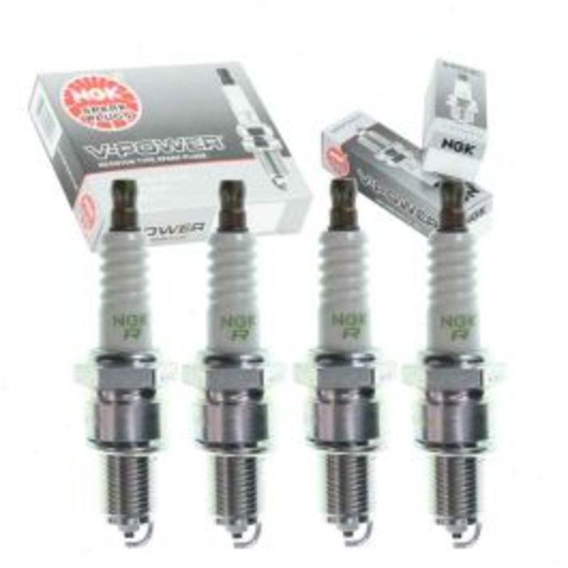4 pc NGK V-Power Spark Plugs for 1980-1982 Lotus Esprit 2.2L L4