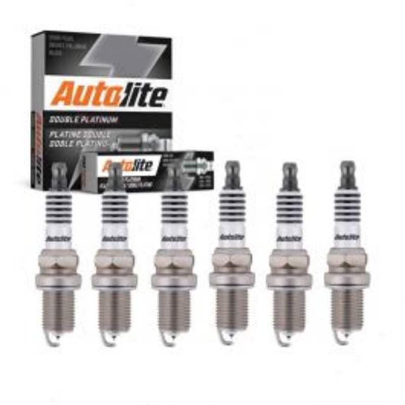 6 pc Autolite Double Platinum Spark Plug for 2006-2009 Porsche Boxster 2.7L